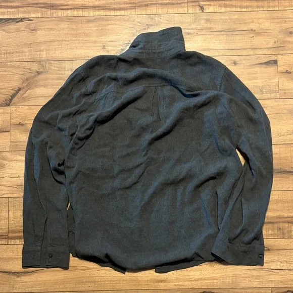 Bella Dahl Charcoal Button Down Shirt - Picture 4 of 4